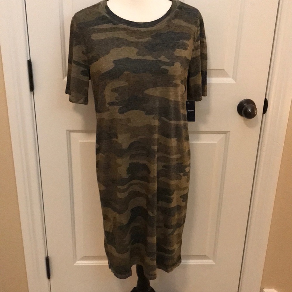 NWT Lucky Brand camo T-shirt dress!